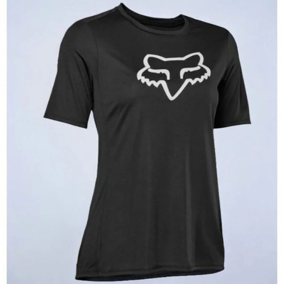 Fox Racing Ranger Short Sleeve Foxhead Jersey in Black - Size Extra Large - Picture 1 of 11